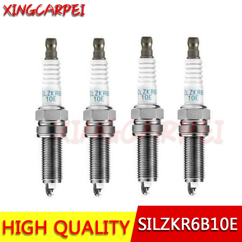 4 шт./лот 18846 10060 SILZKR6B10E 93815 иридиевая Свеча зажигания для Hyundai Accent 1884610060 18846-10060