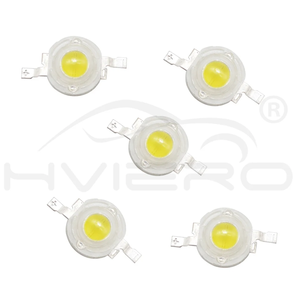 Hviero 3W High Power Chip white Red Blue Green light Bead Emitter LED Bulb Diodes Lamp Beads with 20mm Star PCB Platine Heatsink