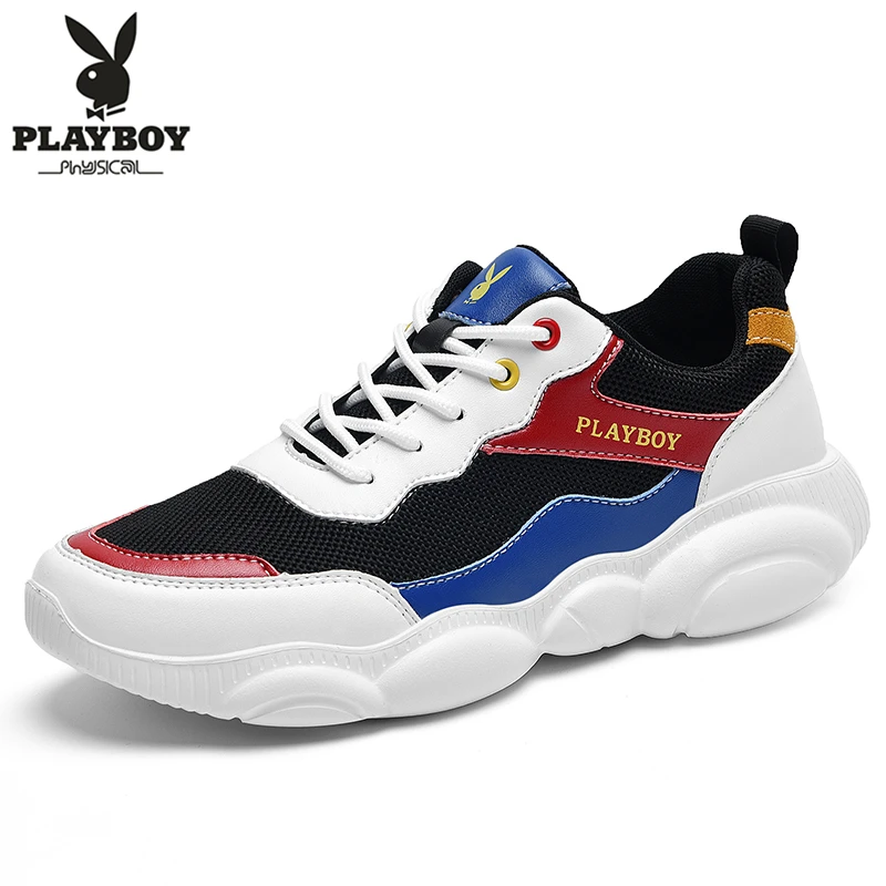 Новинка зимняя обувь для бега PLAYBOY дышащие уличные кроссовки мужчин легкие