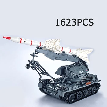 

Military Enthusiast Series SA-2 Guideline Tank Model Matching Toy Puzzle Pieces Building Blocks Small Grainbricks Boy Toys Gift
