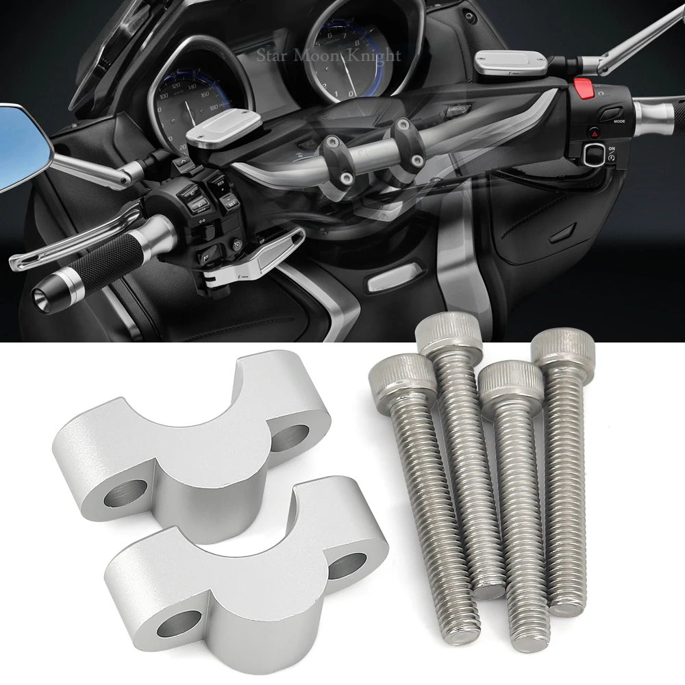 

Motorcycle Handlebar Riser Drag Handle Bar Clamp Extend Adapter Fit For YAMAHA TMAX500 TMAX530 TMAX560 TMAX T-MAX 500 530 560