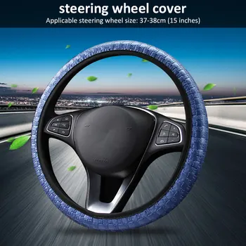 

Cars Steering Wheel Wrap Dish Sets Auto Universal Steering Wheel Covers for Accessories