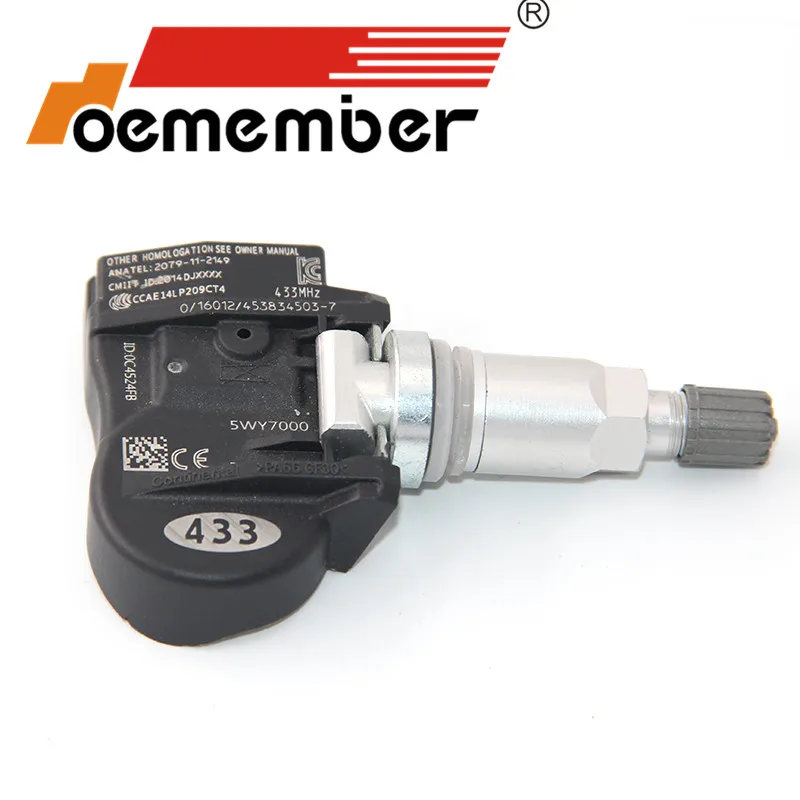 Oember 4 шт. датчик давления в автомобильных шинах 56053031AD TPMS система мониторинга 56029527AA для Chrysler Sebring Dodge Jeep 433 МГц