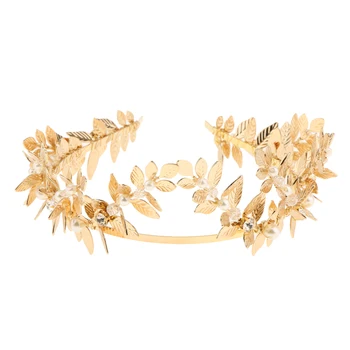 

Tiaras Crown Hair Jewelry Tiara Pearl Shiny Headband Rhinestone