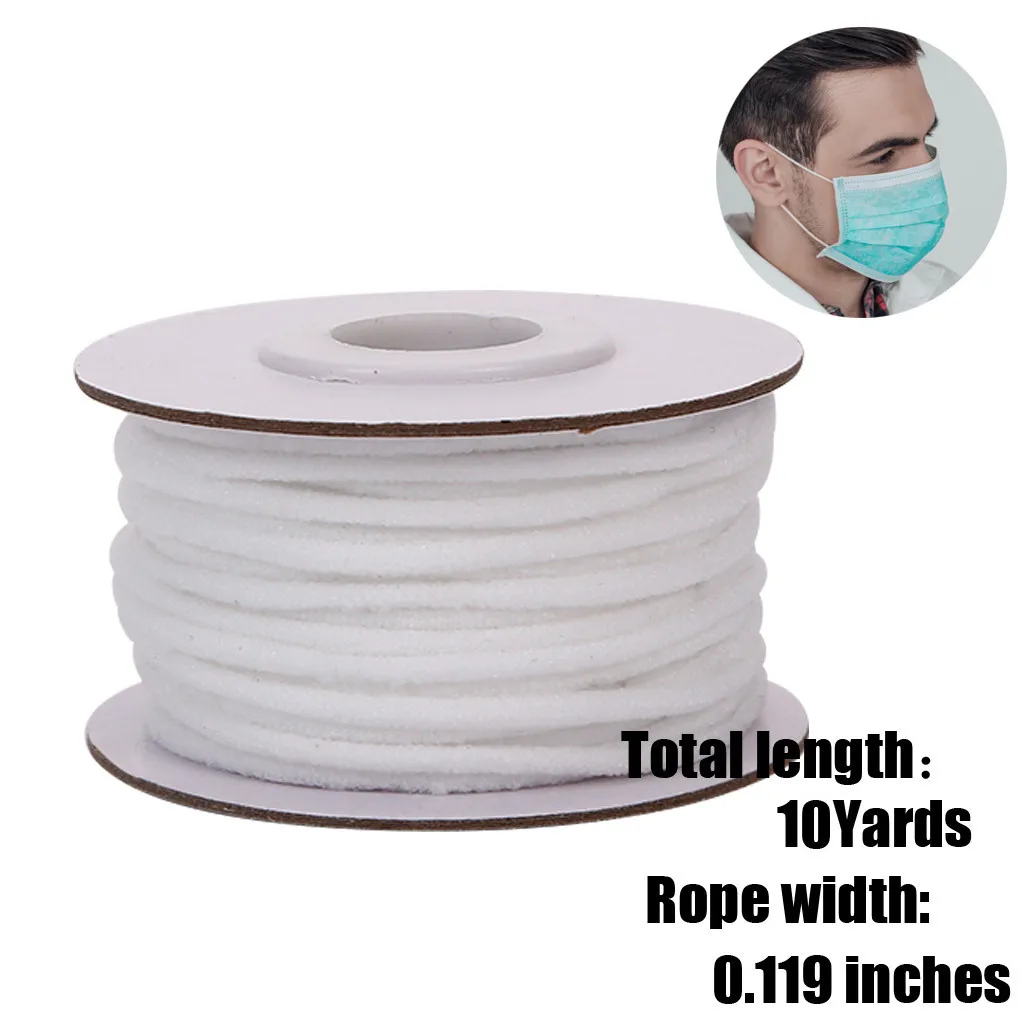 

10Yards Elastic Rope 0.119In Elastic Polyemide Stretch Band Craft Sew DIY Multifunctional Scarf Warm Equipment