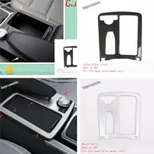 

Lapetus Accessories Interior Middle Water Cup Holder Cover Trim 2 Colors Fit For Mercedes Benz E Class W212 Coupe 2010 2011 ABS