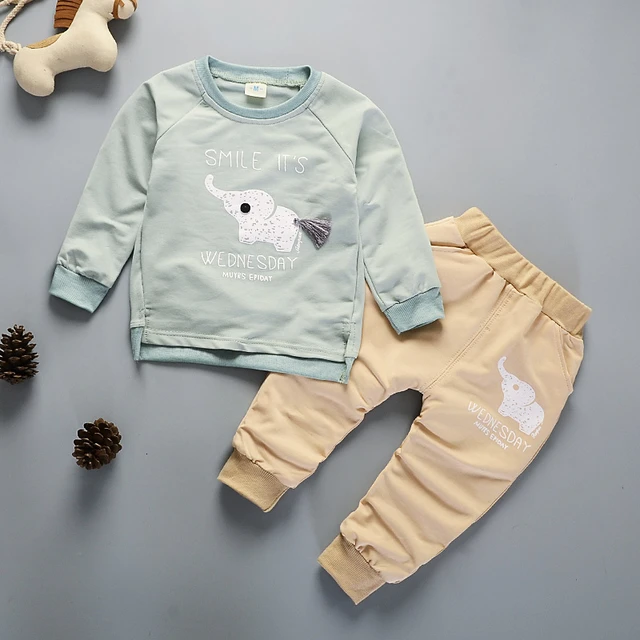 Fashion Children Clothing Spring Autumn Baby Girl Clothes Set Boys Cotton Jacket Pants 2 Pieces Toddler Costume Kids Tracksuits JG feixiang F Green