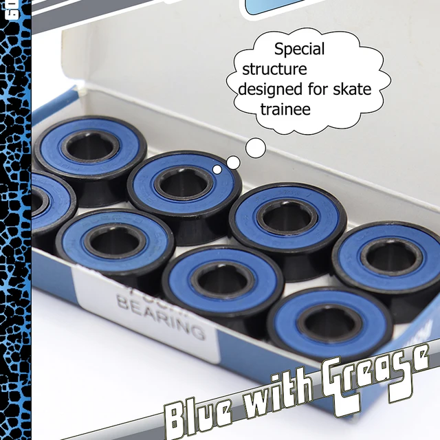 ABEC9 608 2RS Inline Roller Skate Wheel Bearing 608 RS Anti Rust Skateboard Ball Bearings 608RS