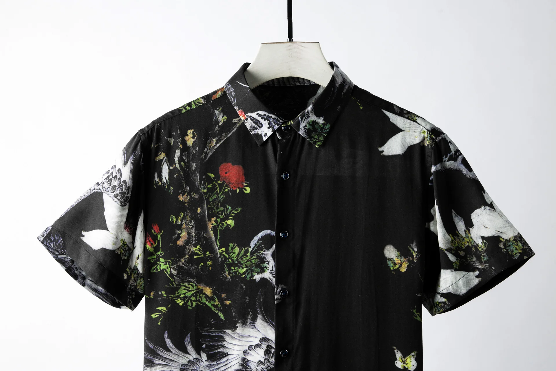 Мужская рубашка Minglu роскошные мужские строгие рубашки с цифровым принтом и