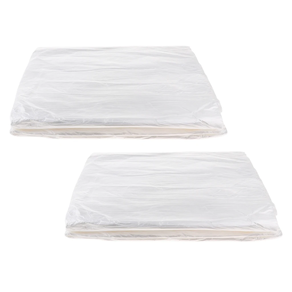 Pack of 160pcs Disposable Foot Tub Liners White Bath Basin Bags For Foot Pedicure Spa Foot Skin Care Supplies, 65X55cm