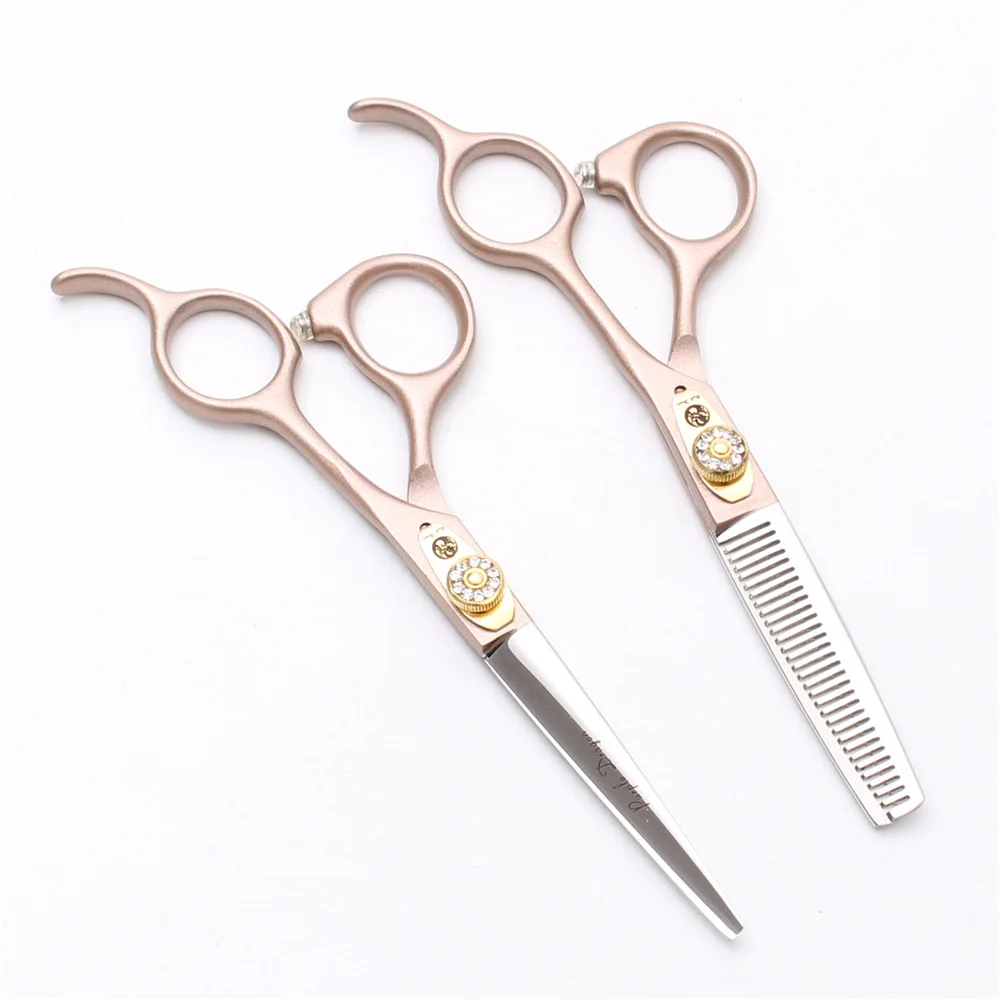 

Professional 6 inch Barber scissors Hair scissors Hairdressing scissors Straight Thinning Hair Cutting shear