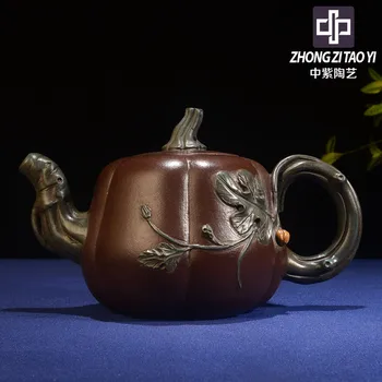 

In Purple Yixing Modern Old Dark-red Enameled Pottery Teapot Taiwan Backflow Imitate Old Kettle One Factory The Cultural