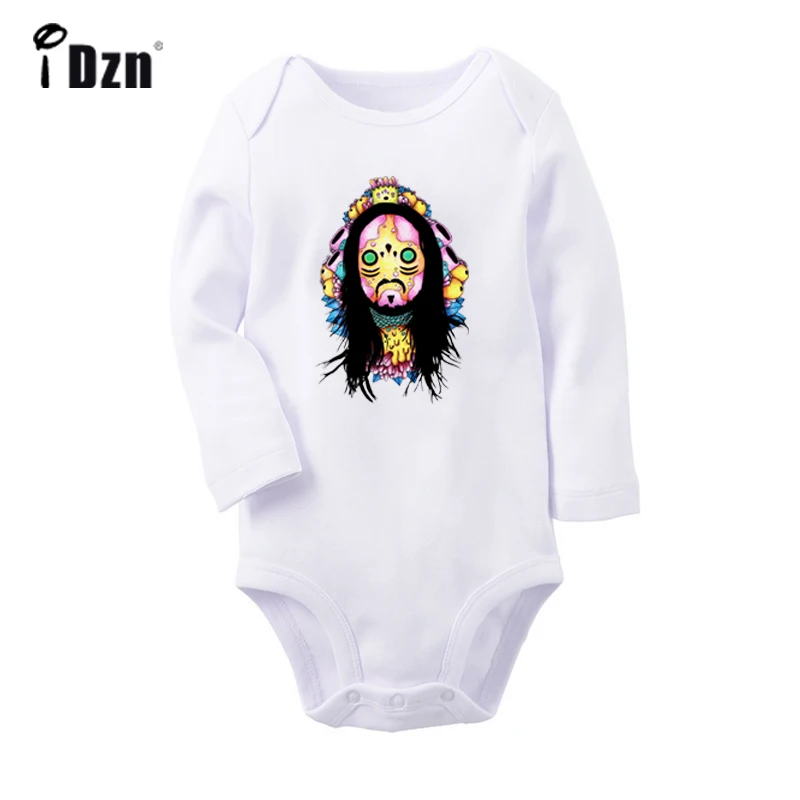 JcBaby048WC Последние короли Фараона Египетский хип-хоп Рок надпись Slipknot панк боди для новорожденных комбинезон с длинными рукавами - Цвет: JcBaby048WC