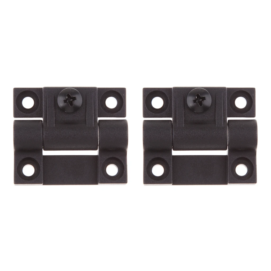 2x Marine Gate Door Hinge - Adjustable Tension Torque Position Control Hinges Replaces for Southco E6-10-301-20 (Black)