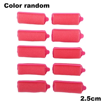 Günstige Curling Flexible Pony Hause Salon Für Barber Zubehör Schwamm Schaum Reise Haar Rollen Styling Werkzeuge DIY Friseur Tragbare