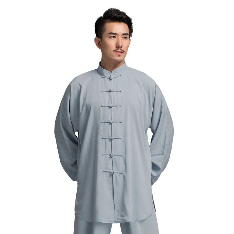 Cotton Tai Chi Uniform Men Adult Martial Arts Wing Chun Suit Women Traditional Wushu Clothing Chinese Kung Fu Exercise Outfit