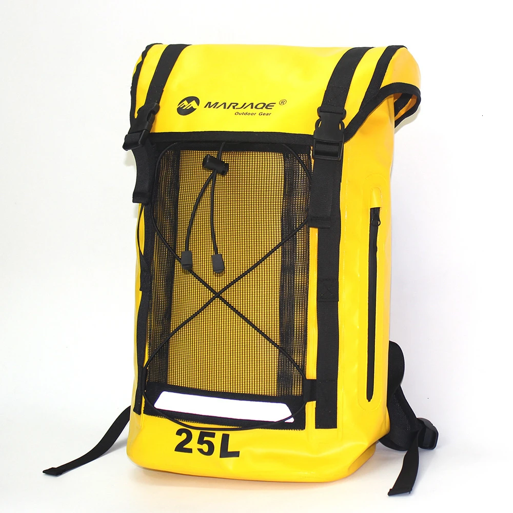 25л Водонепроницаемый рюкзак сухой мешок плавательный мешок регулируемый плечевой ремень плавающий сухой мешок для плавания плавающий гребли рафтинг