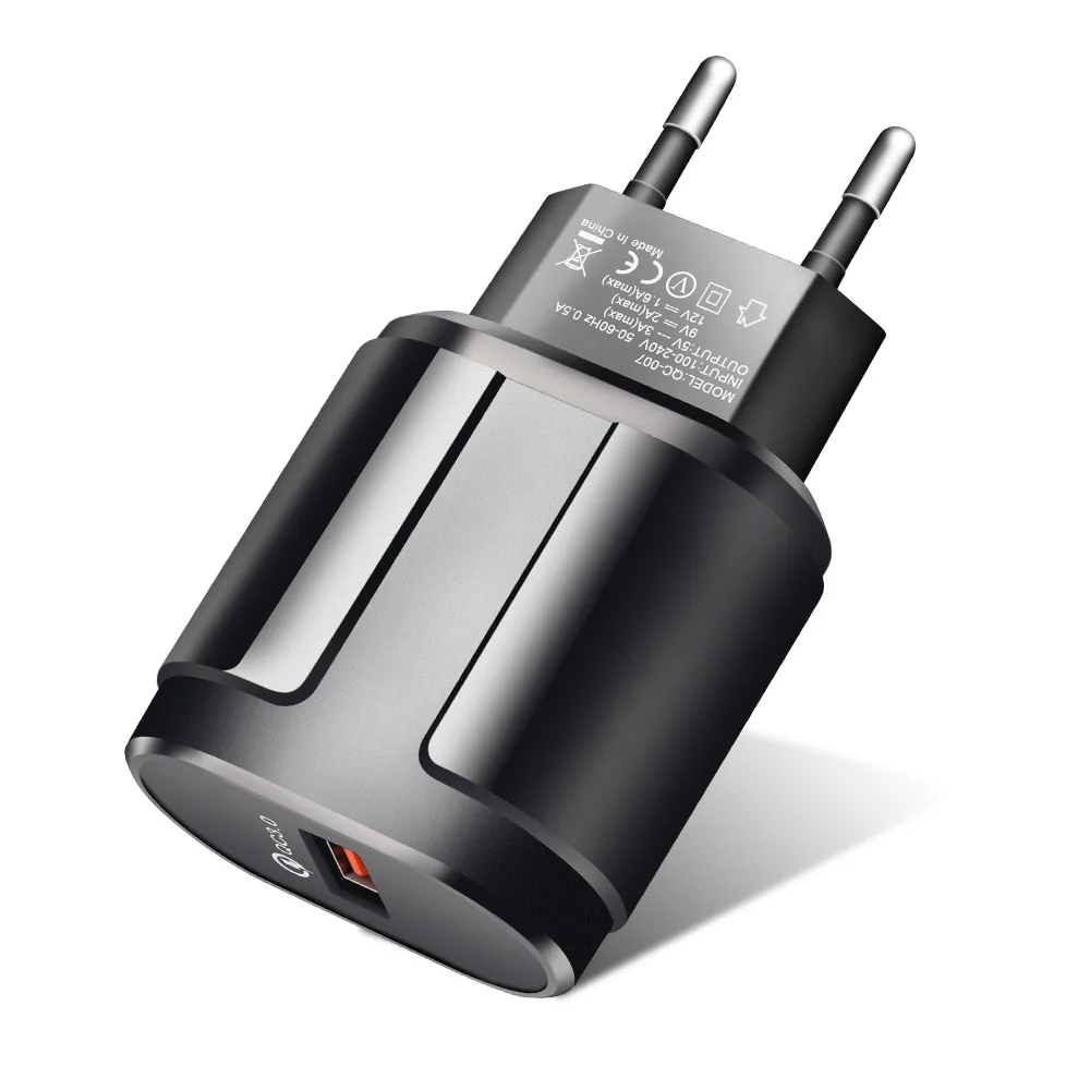 Быстрая зарядка 3 0 EU вилка настенное USB зарядное устройство для мобильных