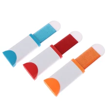 Собака инструмент для ухода за бородой ПЭТ кисточка для удаления волос собака кошка мех Основа щетки двухсторонняя домашняя мебель, диван щётка для чистки одежды