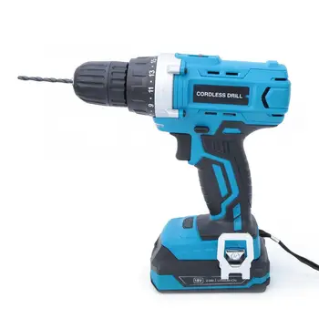 

35N.m Cordless Drill 18V Lithium Cordless Drill Professional Handheld Tool 100-240V Drill