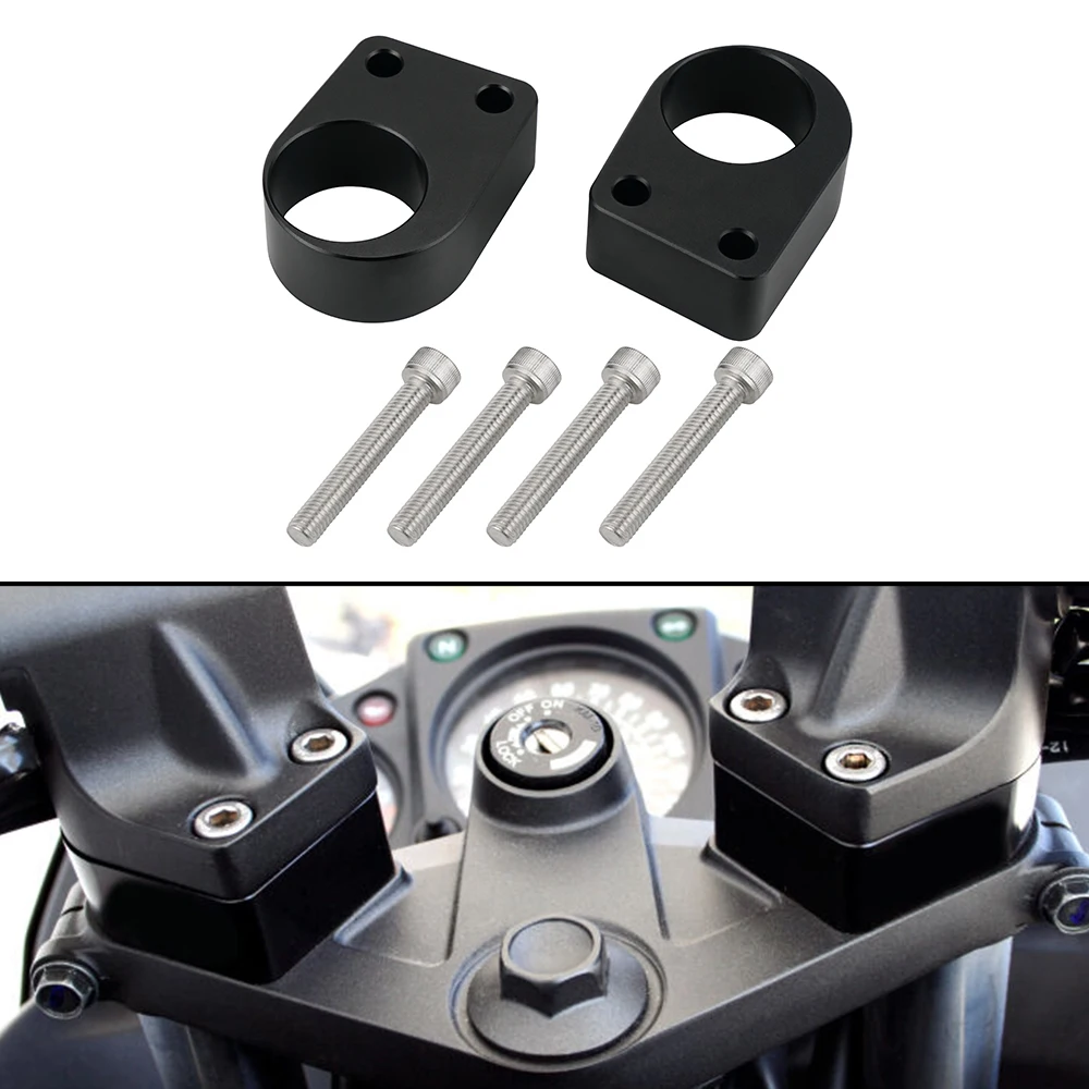 Крепление на руль мотоцикла крепеж для Kawasaki Ninja EX250 250R 300 300R 2008 2019|Накладки и