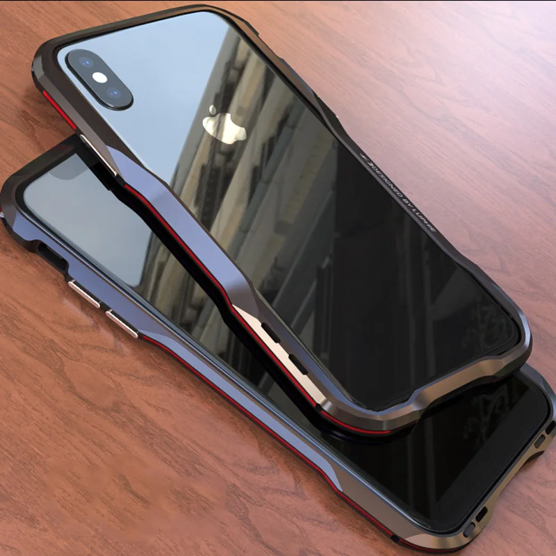 Металлический Чехол-бампер для iPhone11 Pro XS max, чехол с алюминиевой рамкой, жесткий защитный чехол для iPhone X R 7 8 Plus, чехол-бампер iphon