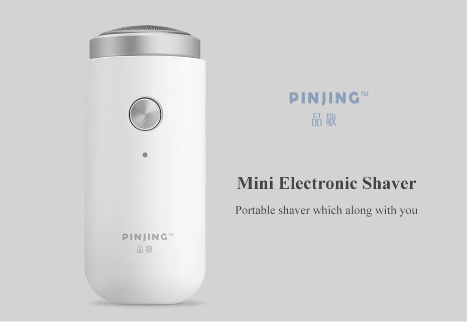 Xiaomi So White мини электробритва, портативная перезаряжаемая бритва с USB триммером для бороды, моющееся бритье для деловой поездки