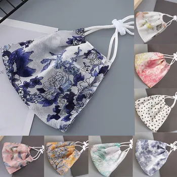 

Adult Cartoon Print Dustproof Protective mascarilla Windproof Anti-spitting Protective Washable maschera Mouth Cover Backpacks