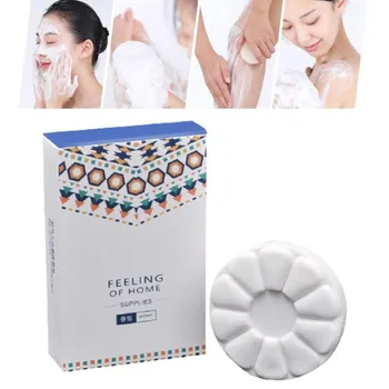 

Disposable Bathroom Handmade Soap Flower Round Shape Portable Mini Outdoor Soap For Bath Shower Clean Supplies