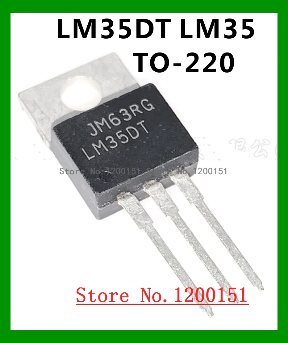 2 шт./лот LM35DT LM35 TO-220 | Электронные компоненты и принадлежности