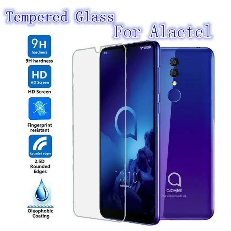 Закаленное стекло 9H 2.5D премиум-класса для Alcatel 3 L 2019 защитная пленка 3L 5034D 5 дюйма |