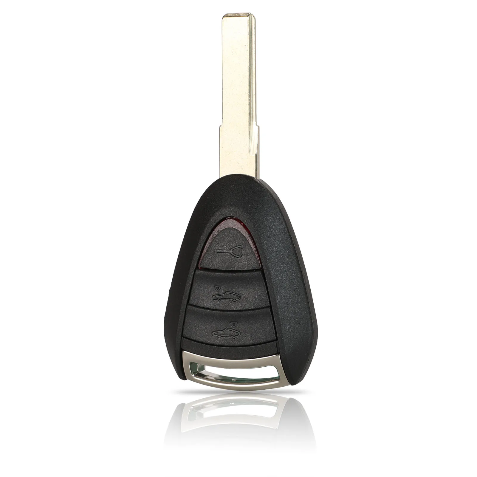 Jingyuqin авто 3 кнопки дистанционного ключа чехол Замена для Porsche 911 997 Boxster 987 Cayman автомобильные аксессуары
