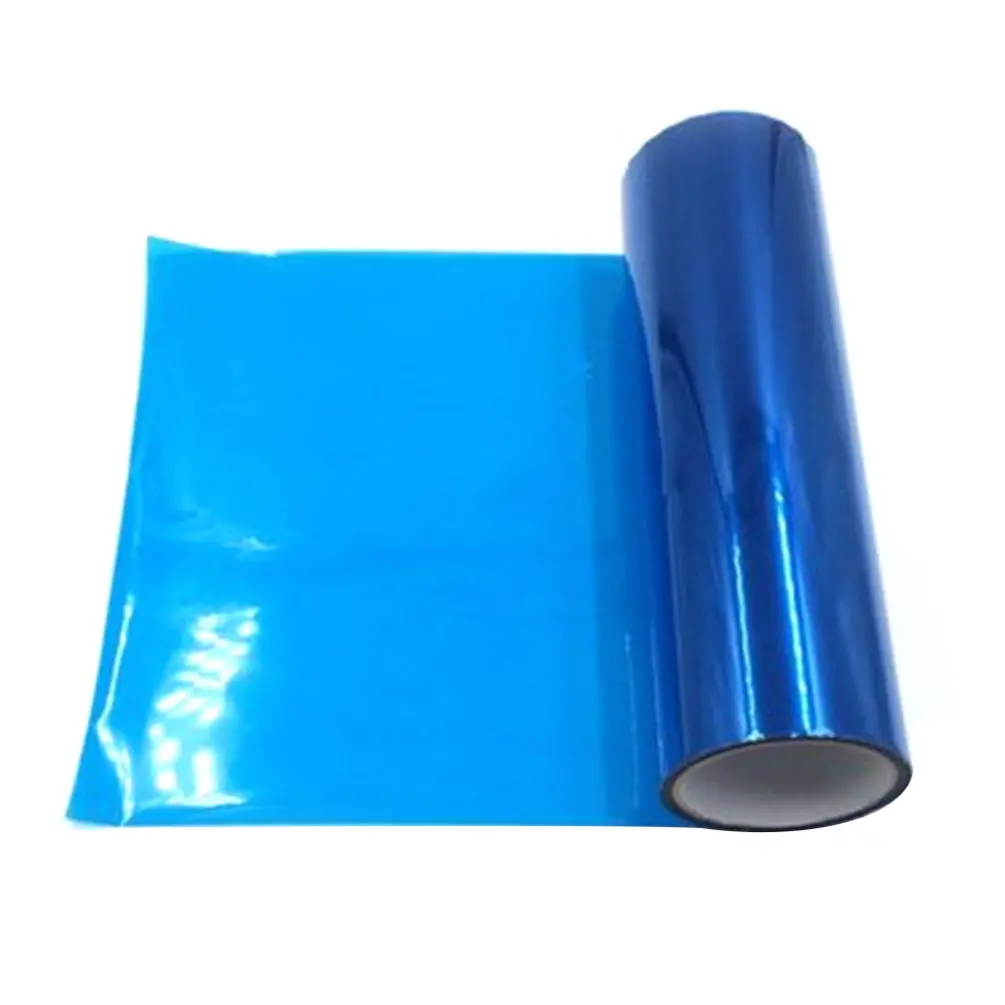 Dark blue Автомобильный головной светильник 30X100 см, сменная цветная пленка, тормозной фонарь наклейка, задний светильник, цветная пленка, автомобильный светильник, пленка для автомобиля - Цвет: Dark blue