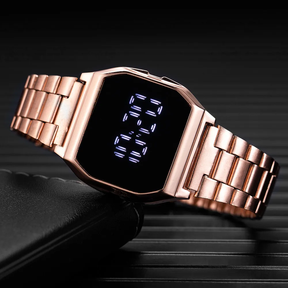 Luxury Famous Watch Mens Womens Fashion Casual Digital LED Wristwatch Date Business Electronic Watches For Men Relogio Masculino