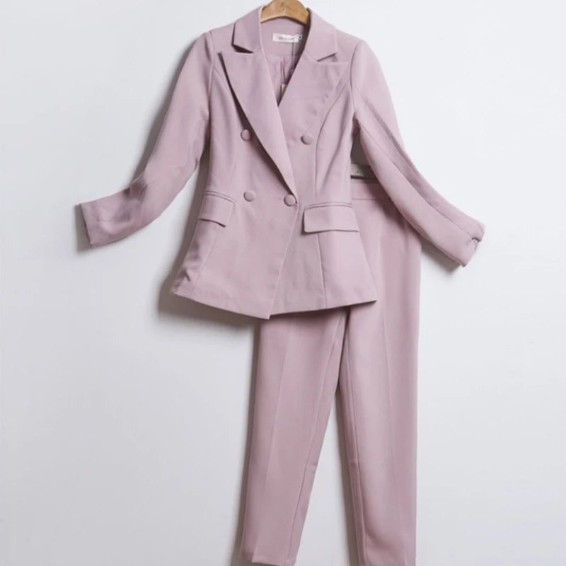 New fashion women pencil pant temperament slim suit comfortable XS-XXL size high quality work style vintage elegant pant suits