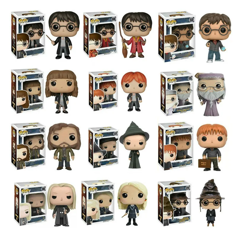 

Funko Pop harri potter Snape Luna Dobby Hermione Neville Action Figures PVC Vinyl Model Boy Toys Birthday Christmas Gift