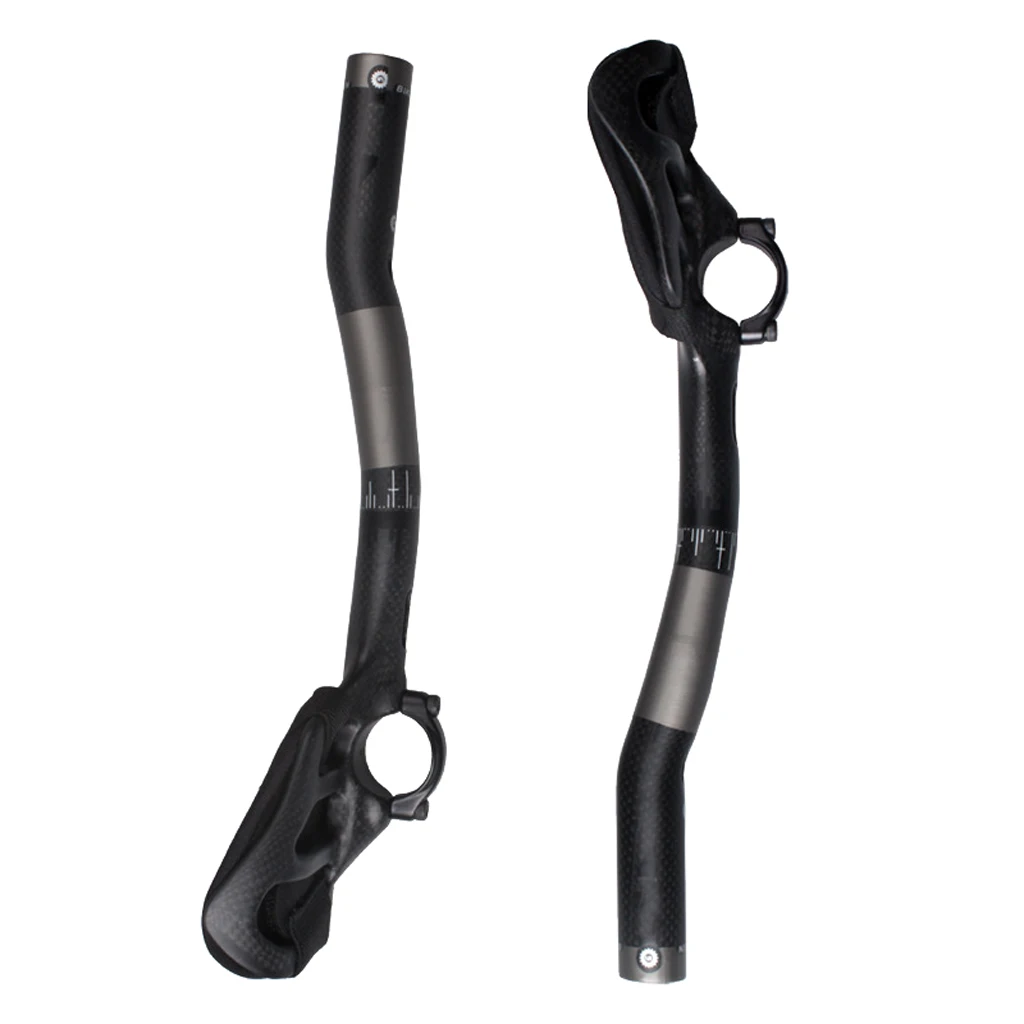 Bike Rest Handlebar Carbon Fiber Bicycle Aero Bars Tri Bars for Mountain Road Cycling Arm Resting
