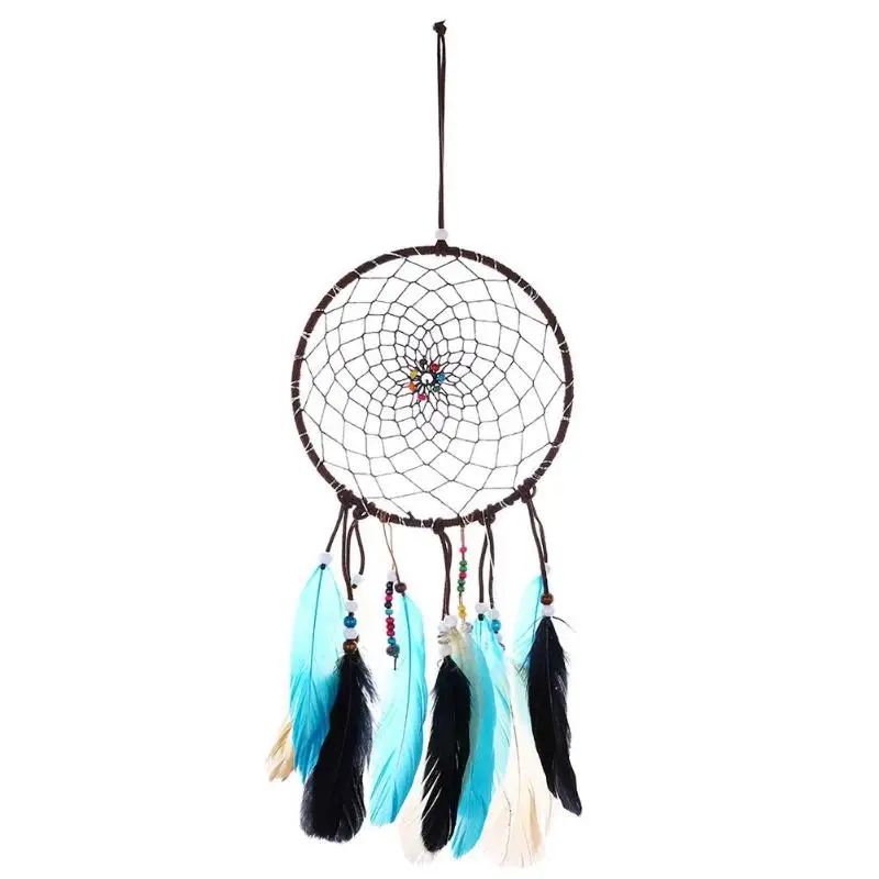 Car Accessories Para Auto Interior Decoration DIY Dream Catcher Craft Feathers Wall Hanging Ornaments Creative Gift Decorations