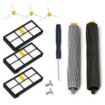 

Side brushes Filters Screws Screwdriver For iRobot Roomba 800 900 series 860 870 871 880 960 980
