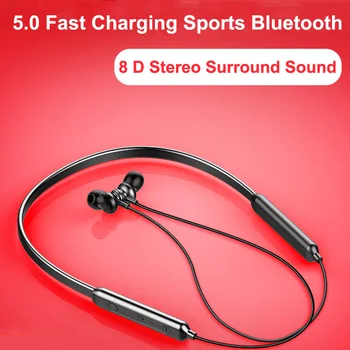 

Sport Wireless Headphones Heavy Bass Bluetooth V5.0 Earphone Headphone for Phone Wireless Earphones Headset with Mic Music