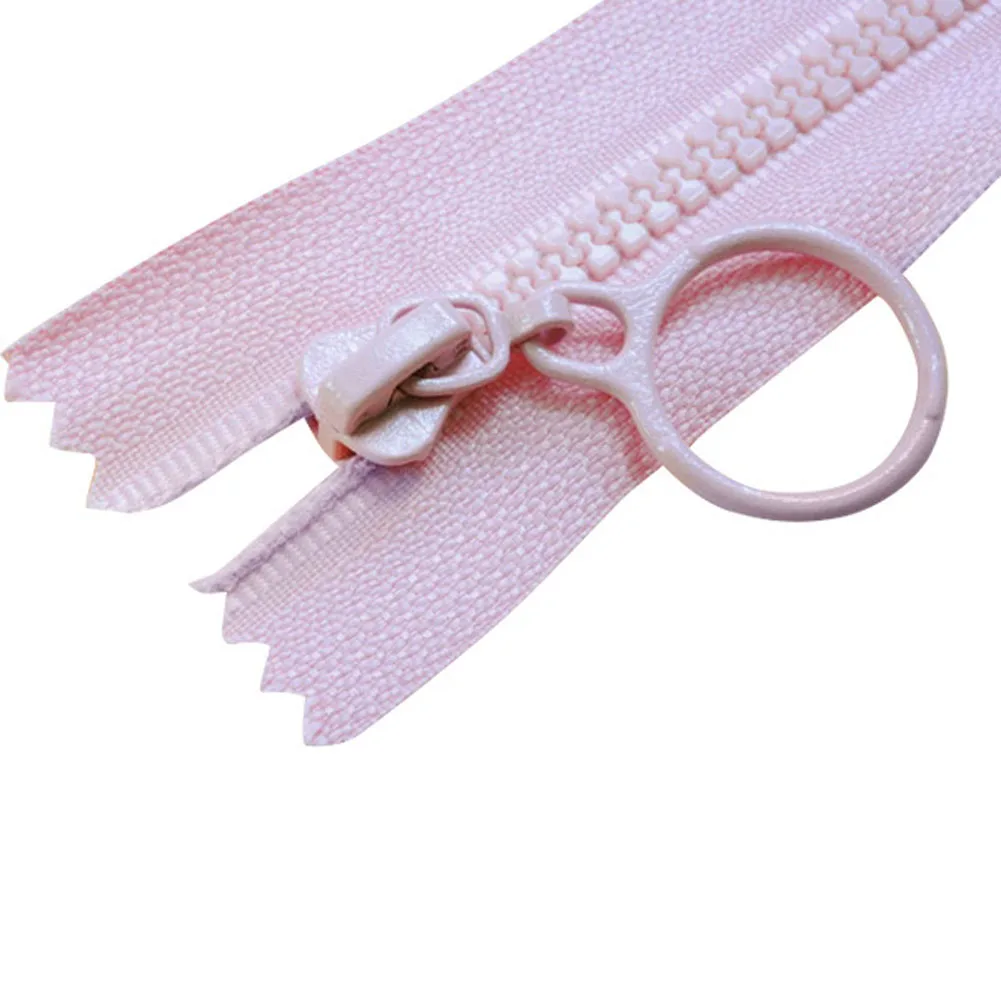 10 шт полимерные молнии 25 см закрытые 60 см открывающиеся молнии для поделок Швейные сумки аксессуары для одежды SP99 - Цвет: Розовый