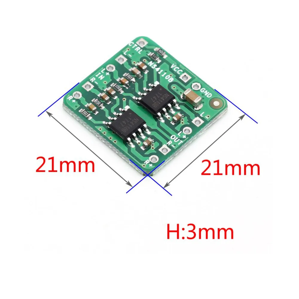 Taidacent NS4110B Differential Amplifier Board 6V 12V 14V 2x18W Digital Class D Class AB Audio OP AMP Circuit