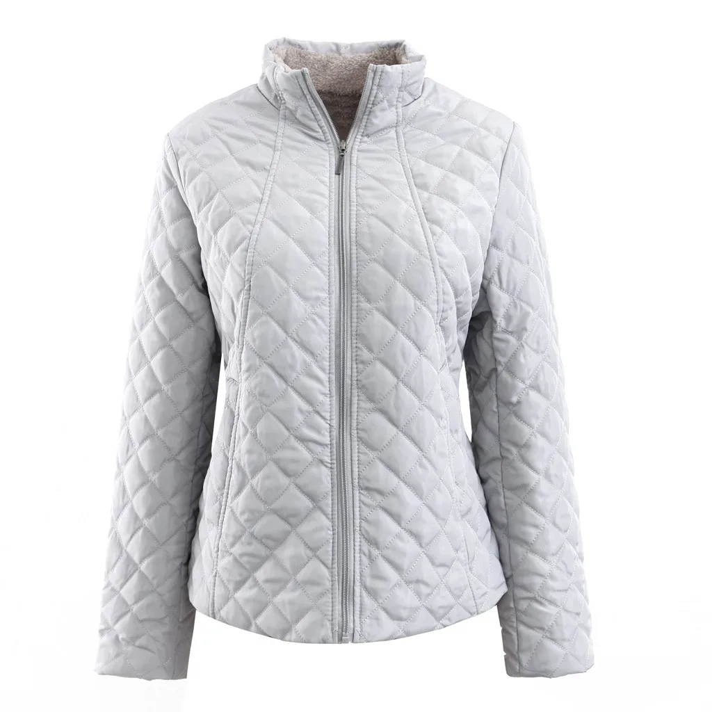 Зимняя теплая Женская куртка большого размера, плотное осеннее пальто, хлопковый пуховик с длинным рукавом, облегающее легкое пальто# J30