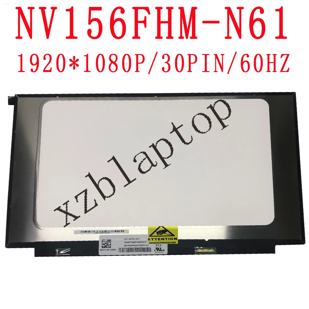 Nv156fhm-n61 V8.0 V8.1 72% Ntsc Lcd Screen Matrix 15.6" 30pin Fhd ...