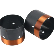 НЧ динамик, звуковая катушка 63,5 мм 64 мм 65,5 мм 8 Ом, черный алюминий, круглый медный провод, запасные части для 12-15 дюймовых динамиков, 2 шт