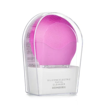 

Silicone Facial Cleansing Brush Electric Facial Cleanser Deep Pore Cleanser Skin Massager Brush