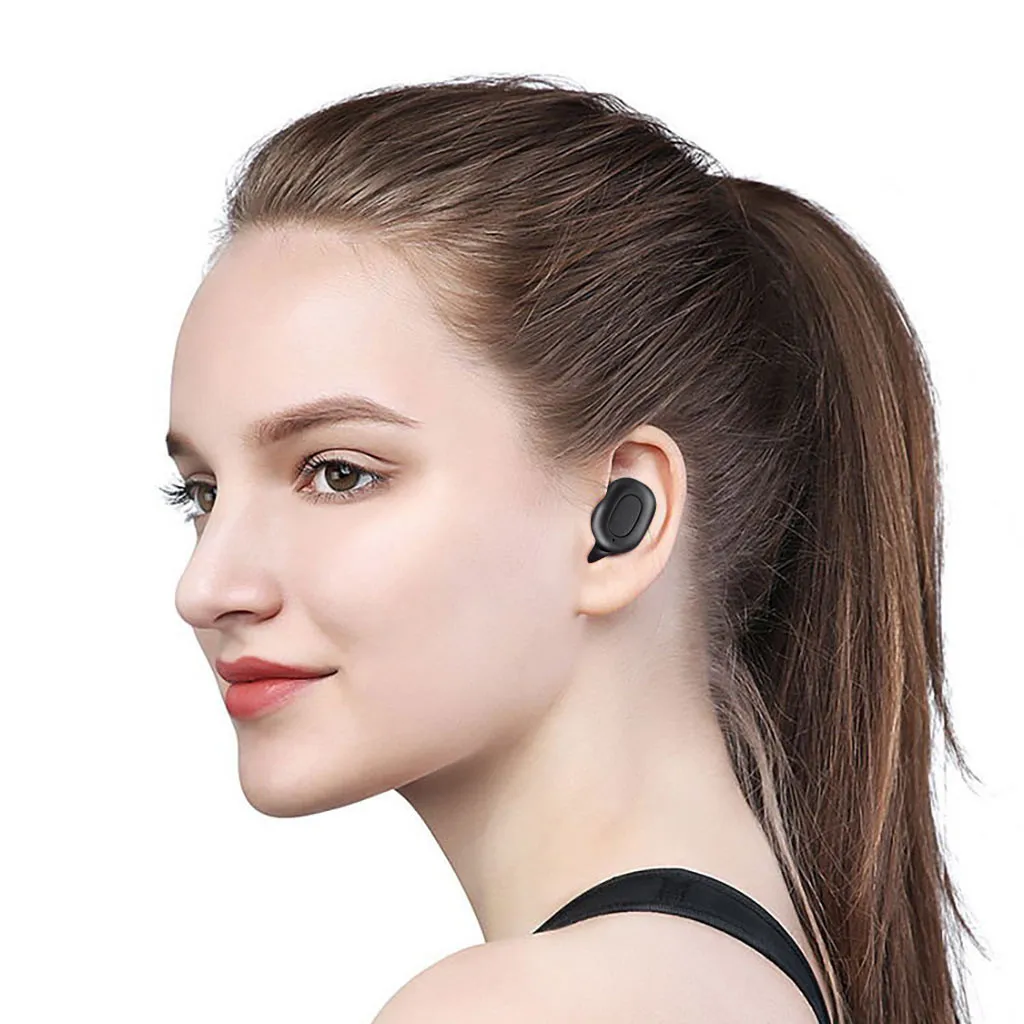 Наушники Blueteeth мини-наушники невидимые Bluetooth встроенный микрофон шумоподавление