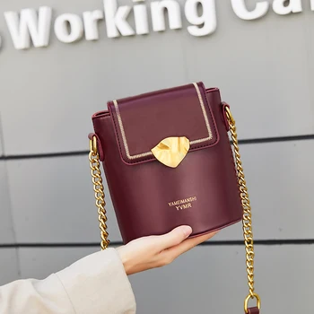 

Women's Shoulder Bag Messenger Bag Fashion Bucket Bag Handbag Women's Handbag Handbag chain Handle Pu Bag Messenger Bag