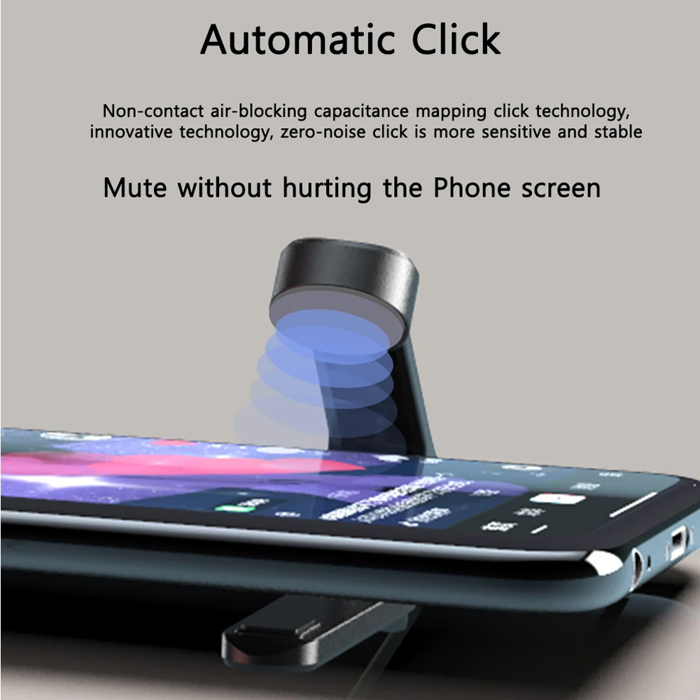 Tela do telefone móvel universal auto-clicker dispositivo simulação física  dedo clique jogo tiktok clique contínuo para ios android iPad Pro Mini