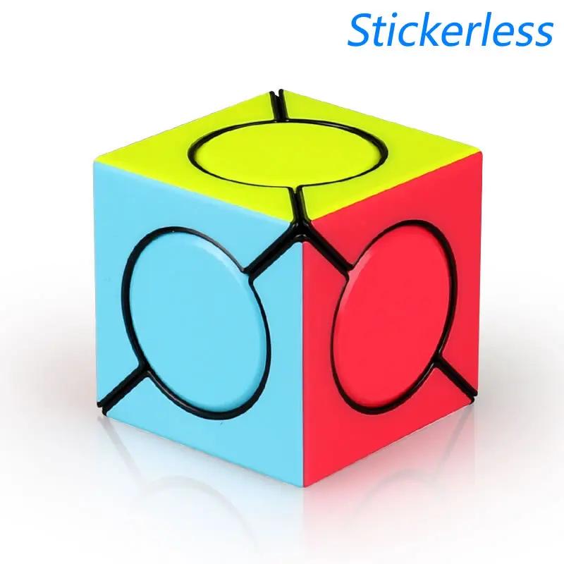 QiYi FangYuan шеститочечный магический куб, скоростной скручивающийся пазл, логический тизер, захватывающий интеллект, развивающие игрушки для детей - Цвет: Stickerless